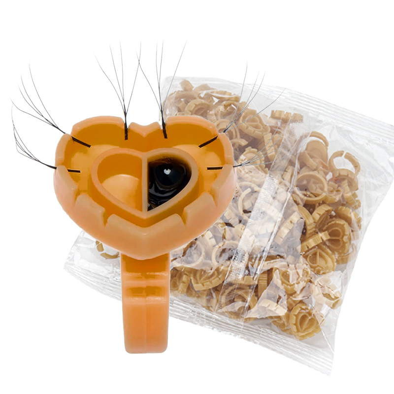 Eyelash Extension Volume - 500PCS Glue Rings for Lash Extension