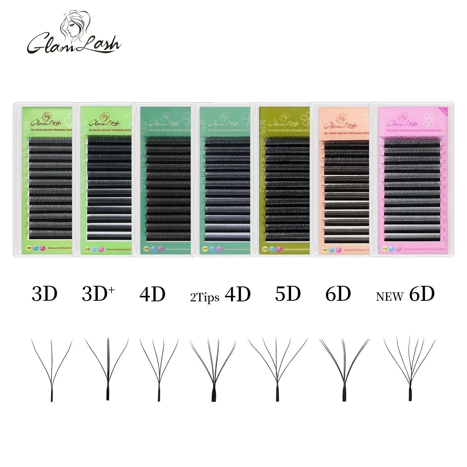 Lash Fan Volume - GLAMLASH W Hình Nở Hoa 3D