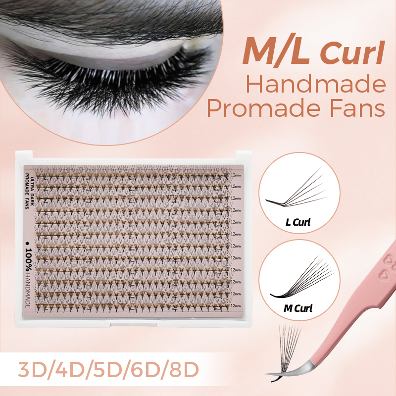 Eyelash Extension Or Extensions - 360/600 Bouquet Eyelashes L Curl M