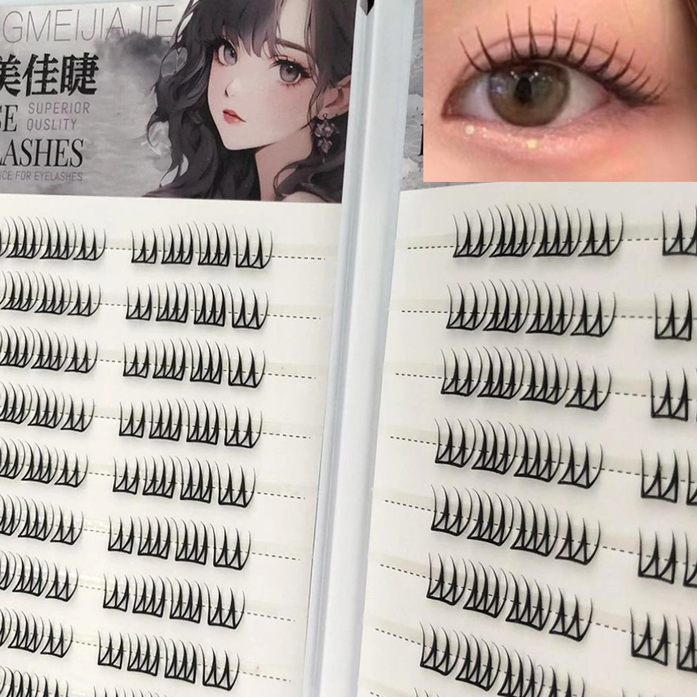 Eyelash Extension Korea - U Shape Glue-free False Eyelashes Large-capacity