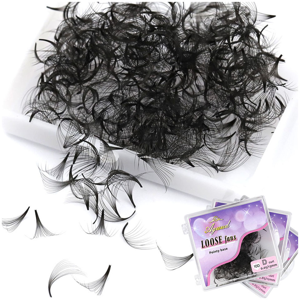 Eyelash Extension Medium - AGUUD 500 Fans Loose Fan Lashes