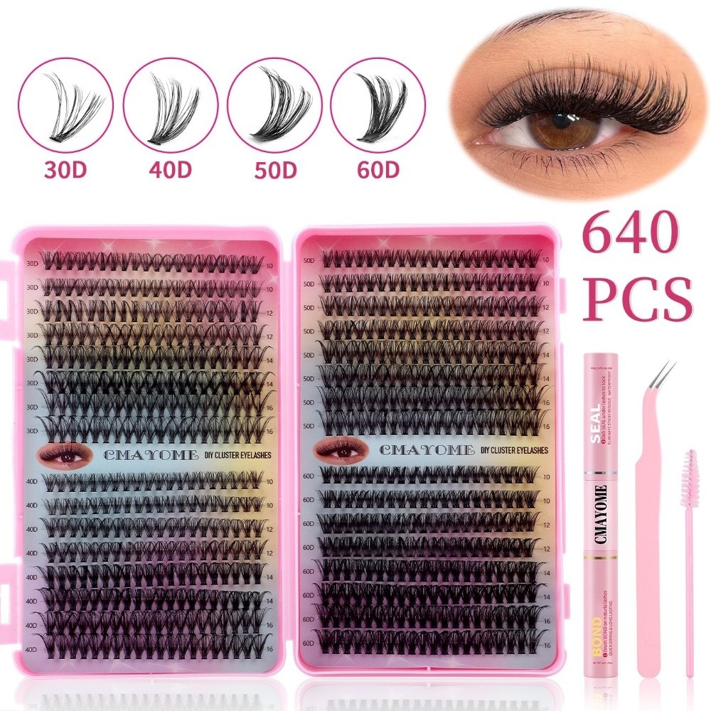 Eyelash Extension Volume - Bond and Seal False Eyelashes Natural