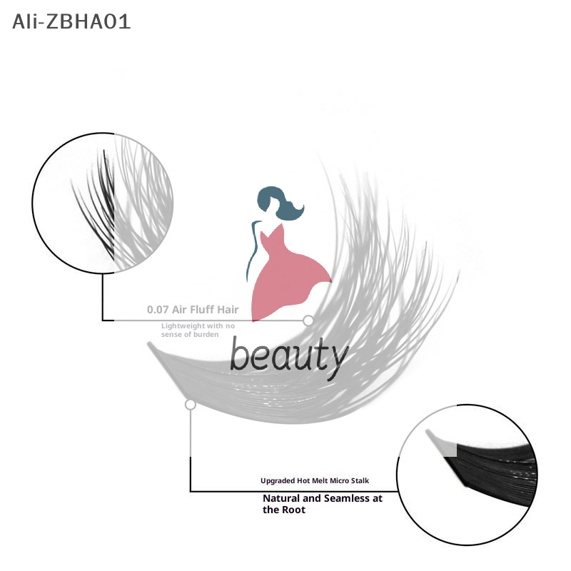 Eyelash Extension Volume - 3D Faux Mink Lashes Wispy Eyelash