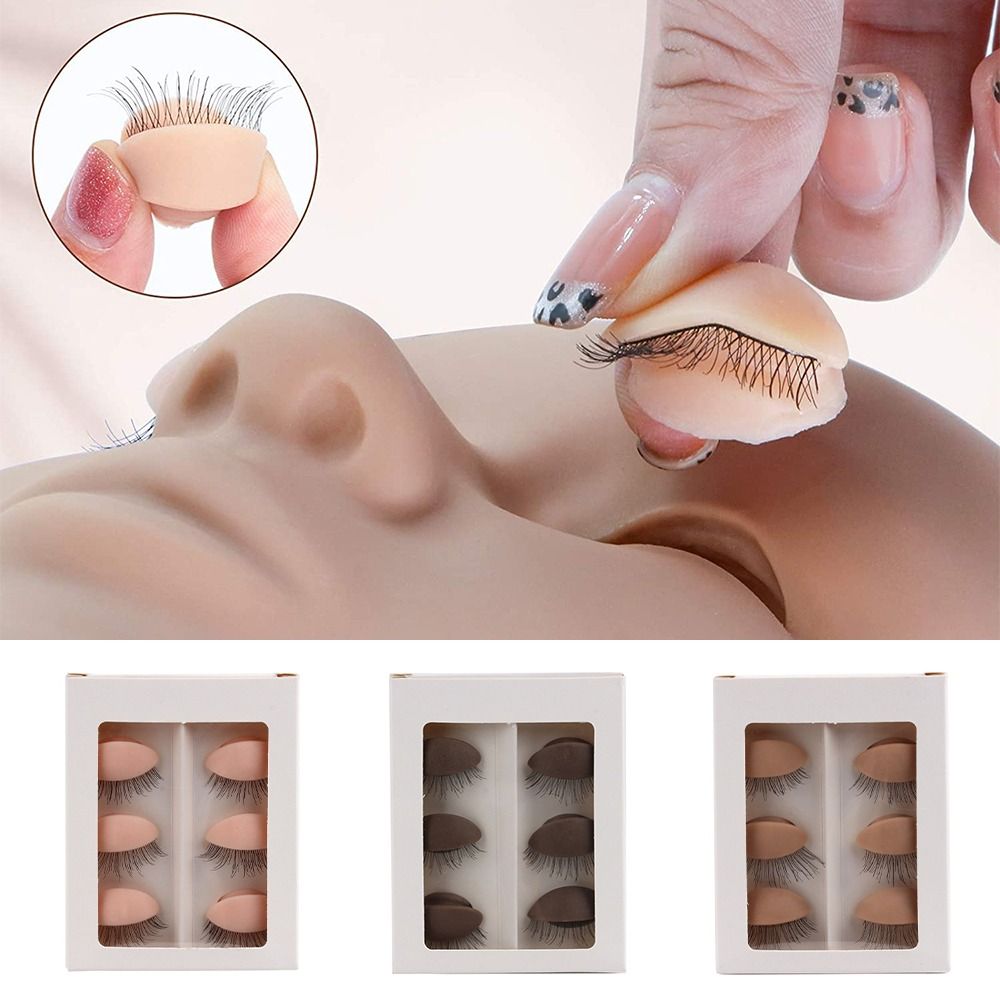 Eyelash Extension Model - For Starter Multi-functional Training Lashes Training