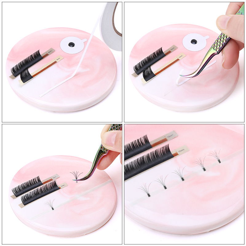 40 Mét/bộ Dễ Dàng Quạt Băng 3D - đánh giá và giá Eyelash Extension Volume
