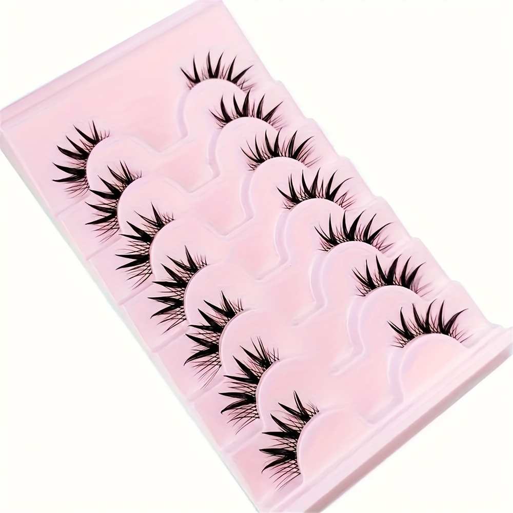 7 Pairs Half Eye False Eyelash - đánh giá và giá Eyelash Extension Japan