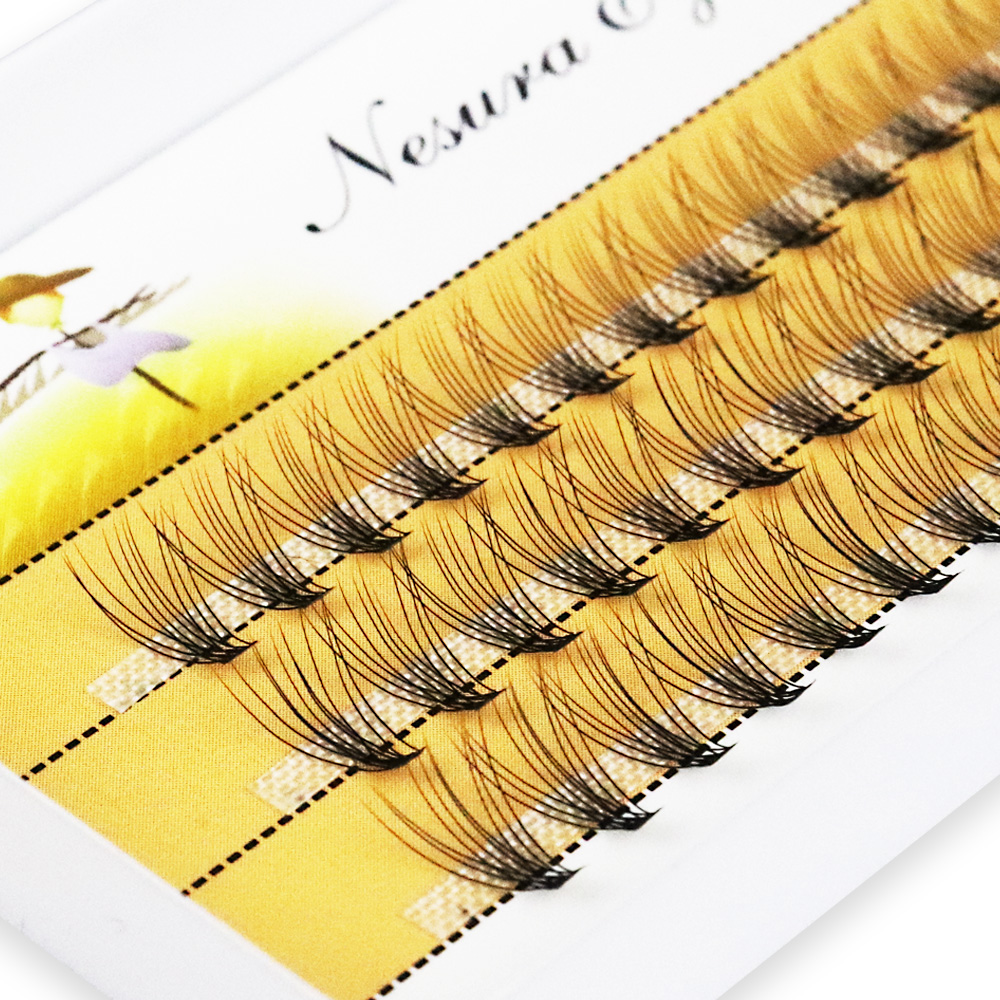 10D Faux Mink Eyelash Clusters - đánh giá và giá Eyelash Extension Russian