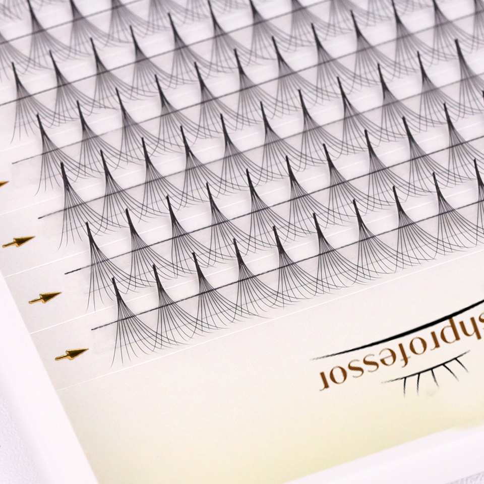 Sharp Narrow Stem Premade Fans - đánh giá và giá Eyelash Extension Russian