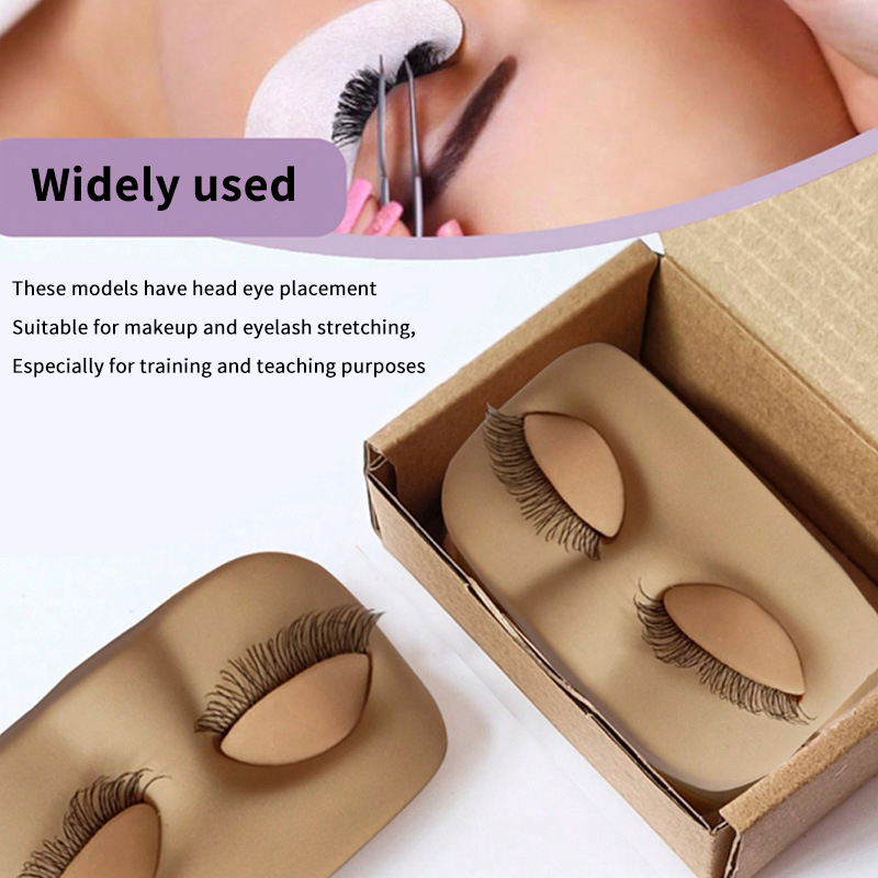 Mini Lash Flat Model Head Prac - đánh giá và giá Eyelash Extension Model