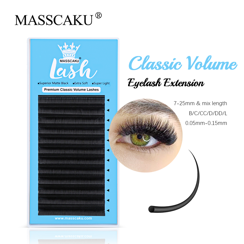 MASSCAKU 0.05/0.07/0.10/0.15mm - đánh giá và giá Eyelash Extension Russian