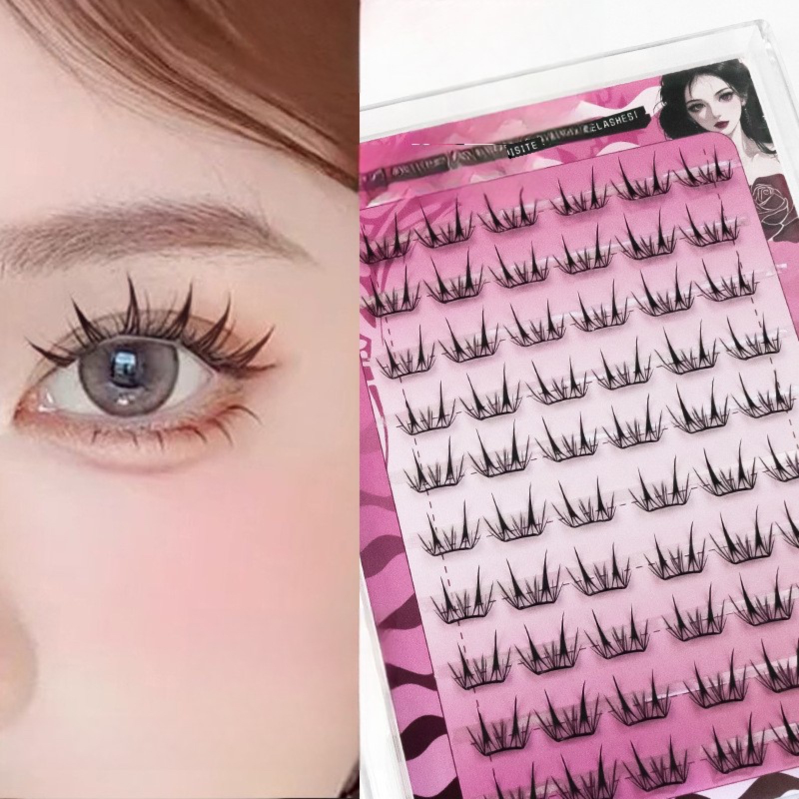 No Glue Self Adhesive Lash Clu - đánh giá và giá Eyelash Extension Korea