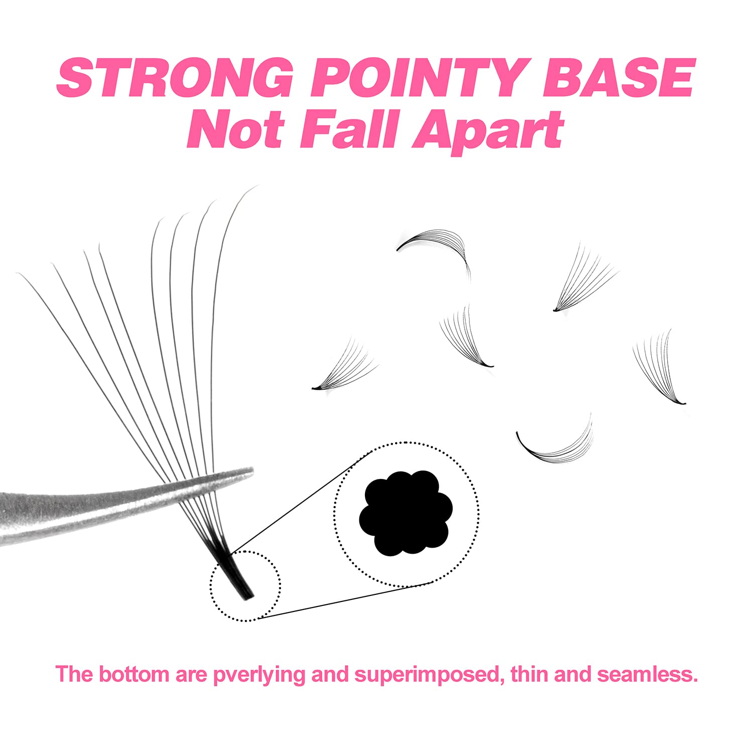 TDANCE 30D/40D Loose Fans Poin - đánh giá và giá Eyelash Extension Medium