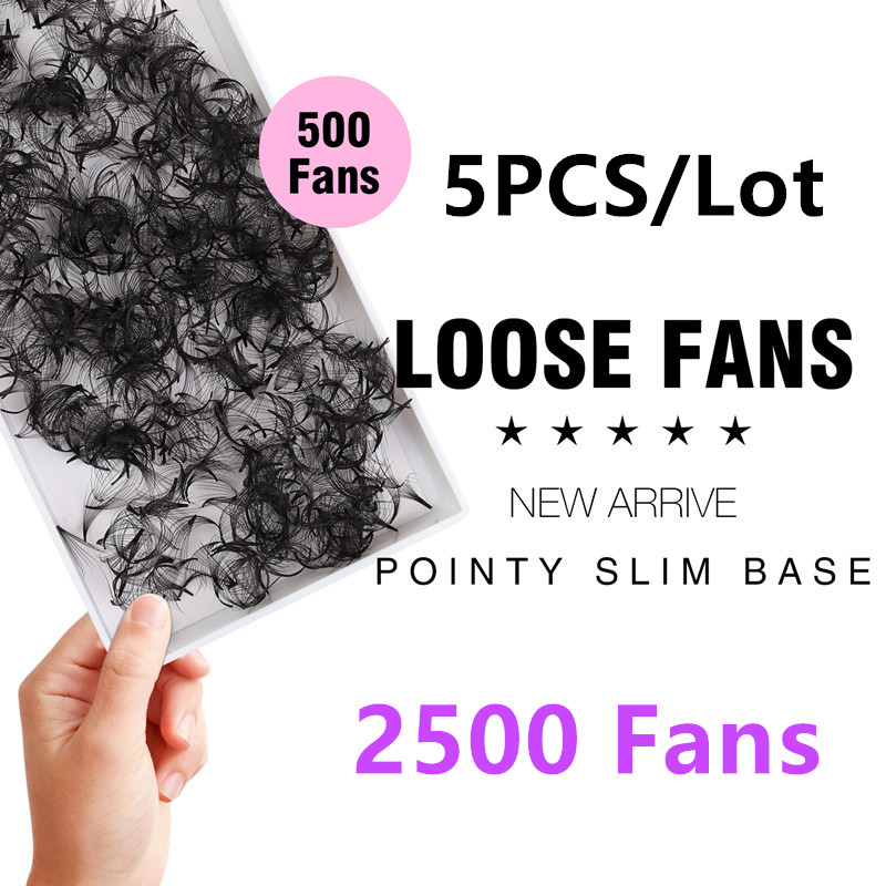 TDANCE 2500 Loose Fans Pointy  - đánh giá và giá Eyelash Extension Medium