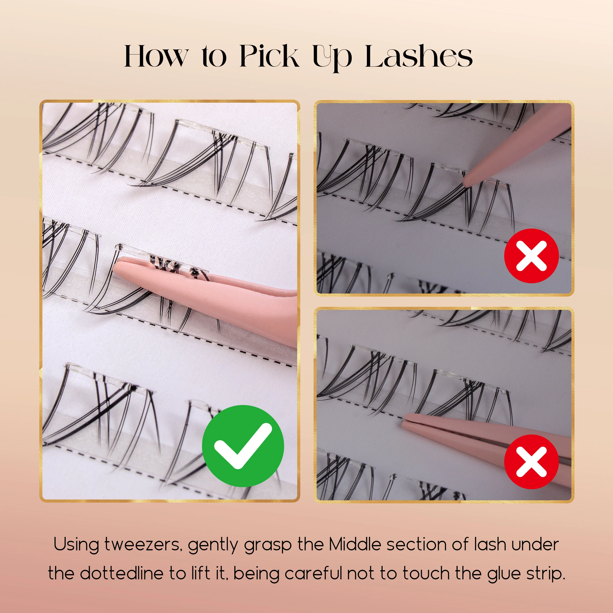 Befer No Glue Needed Lower Las - đánh giá và giá Lash Adhesive Glue