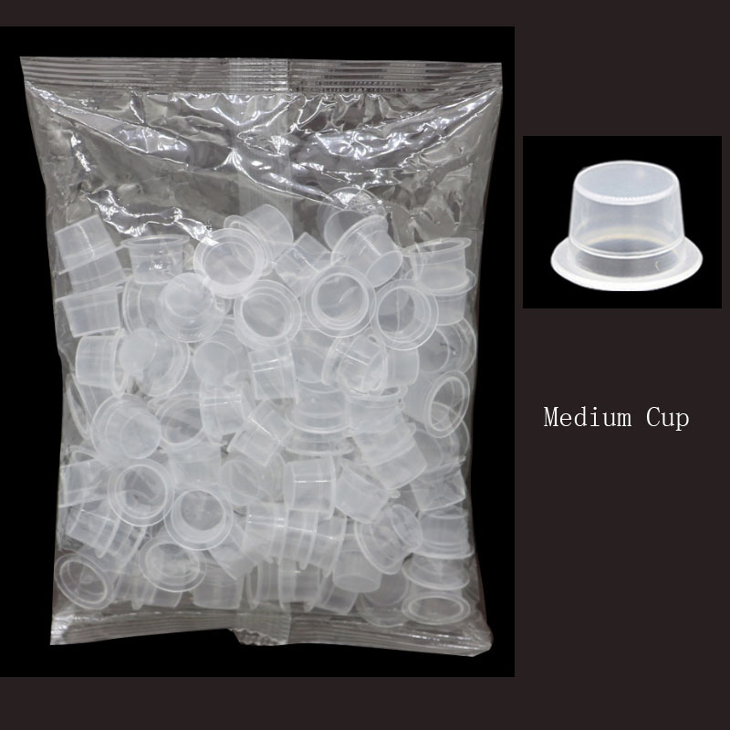 Disposable Tattoo Ink Cups Sma - đánh giá và giá Eyelash Extension Medium