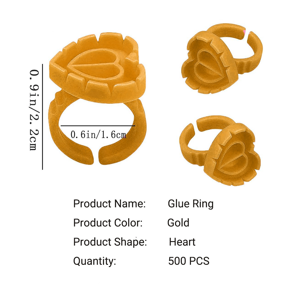 500PCS Glue Rings for Lash Ext - đánh giá và giá Eyelash Extension Volume