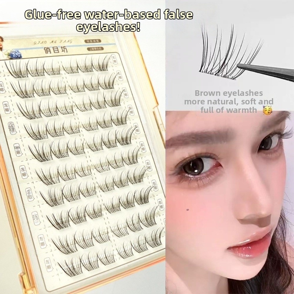 Mocha Brown Self Adhesive Fals - đánh giá và giá Eyelash Extension No 10