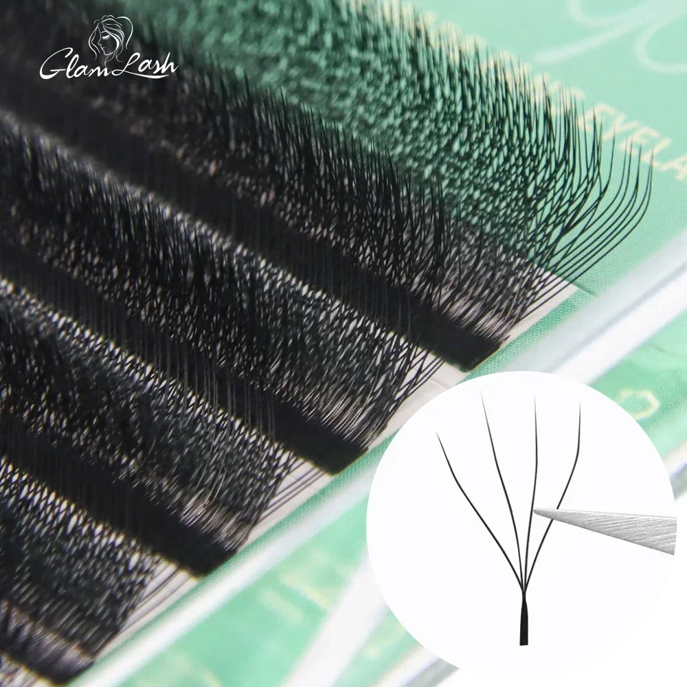 GLAMLASH W Hình Nở Hoa 3D 4D 5 - đánh giá và giá Lash Fan Volume