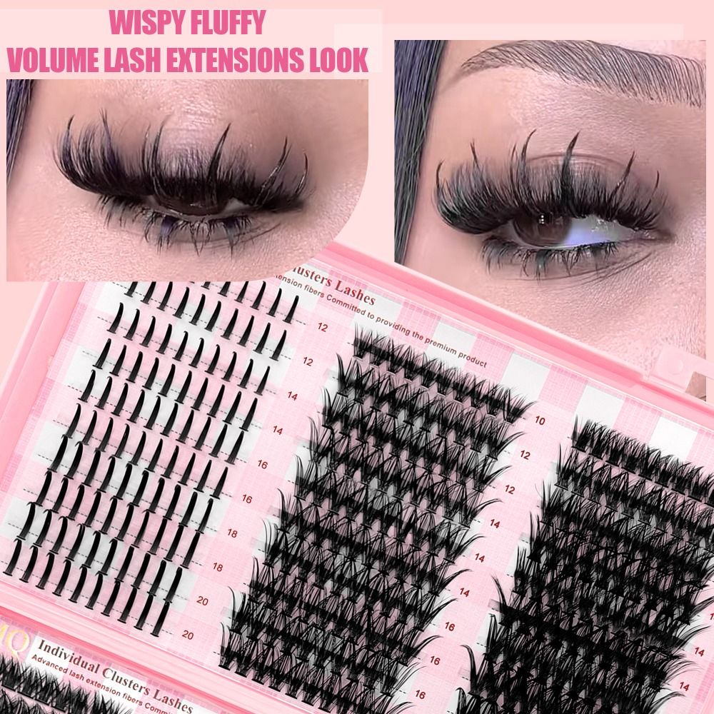 9-16mm Length False Eyelashes  - đánh giá và giá Eyelash Extension Volume