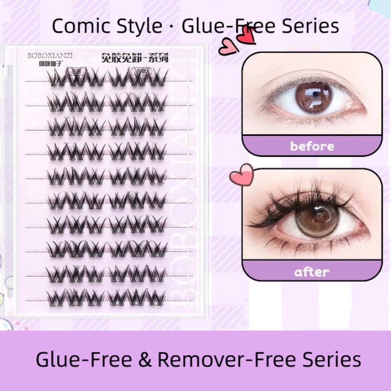 Self Adhesive Natural Eyelashe - đánh giá và giá Lash Adhesive Glue