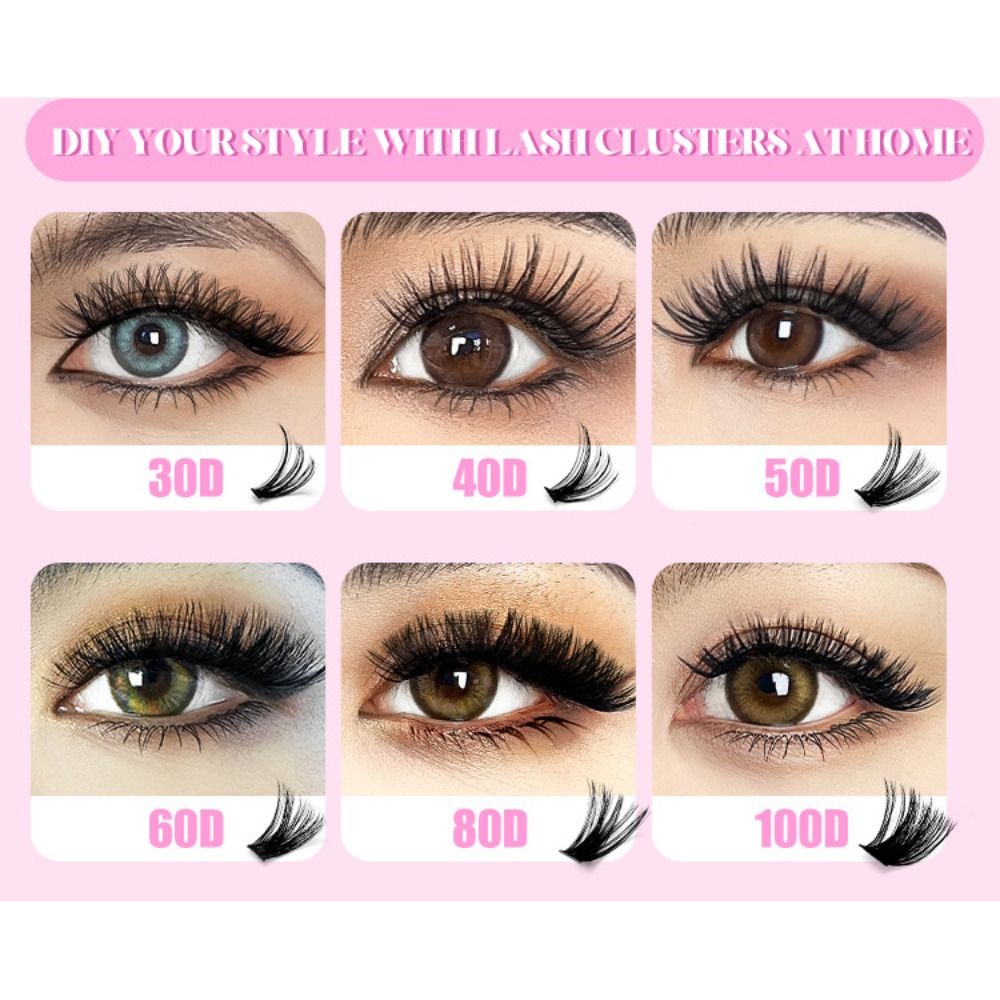 9-16mm Length False Eyelashes  - đánh giá và giá Lash Fan Volume