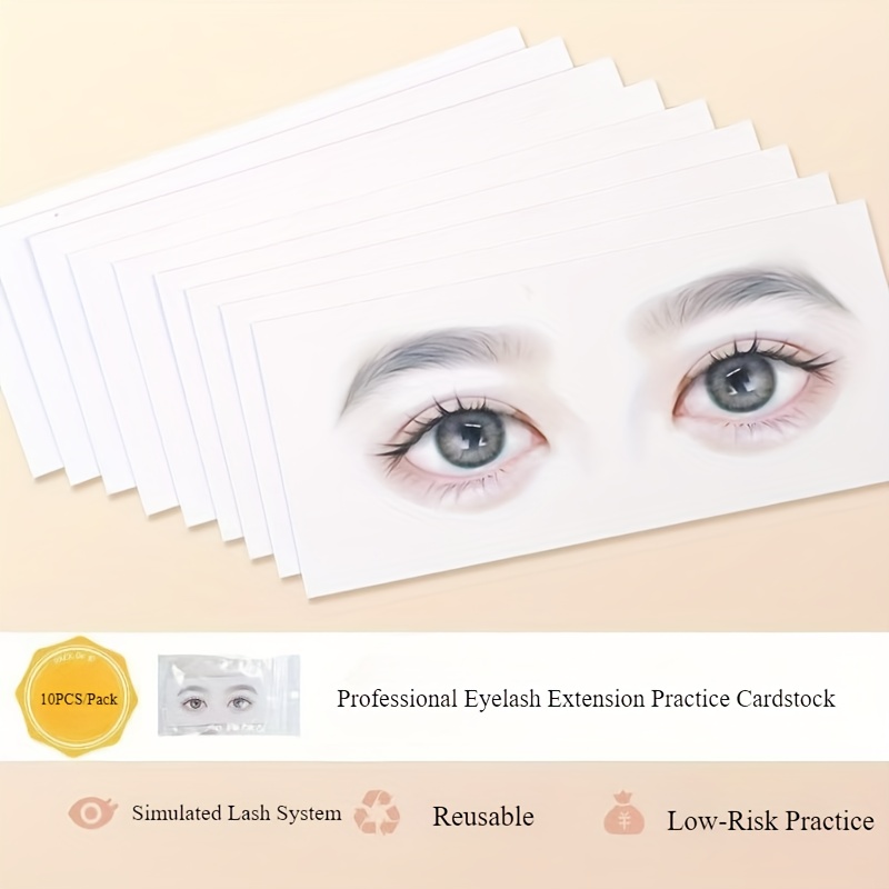 Reusable Eyelash Mapping Cards - đánh giá và giá Eyelash Extension Model