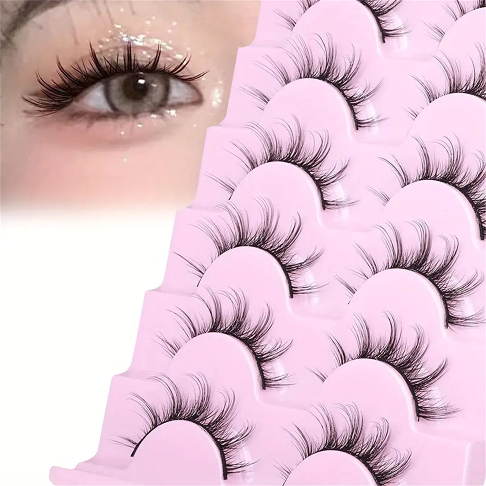 10 Pairs Manga Anime Lashes Na - đánh giá và giá Eyelash Extension Japan