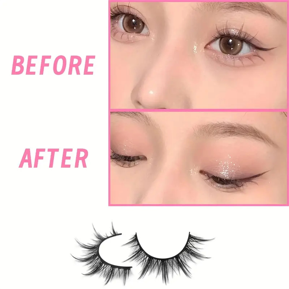 10 Pairs Manga Anime Lashes Na - đánh giá và giá Eyelash Extension Japan