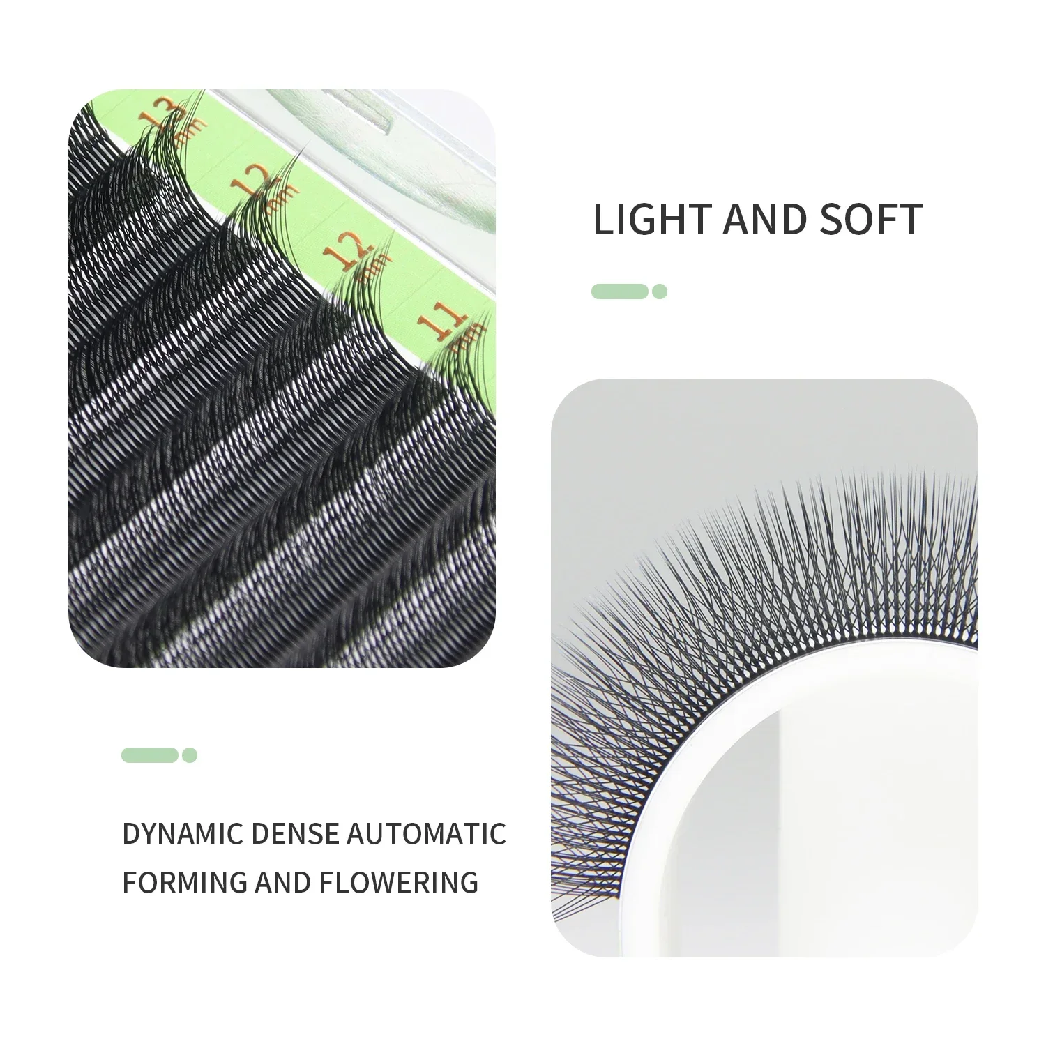 GLAMLASH 3D/4D/5D W Hình Hàng  - đánh giá và giá Lash Fan Volume