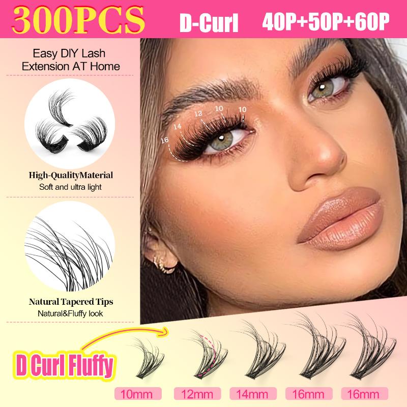 Cluster Lashes Kit Individual  - đánh giá và giá Eyelash Extension Volume