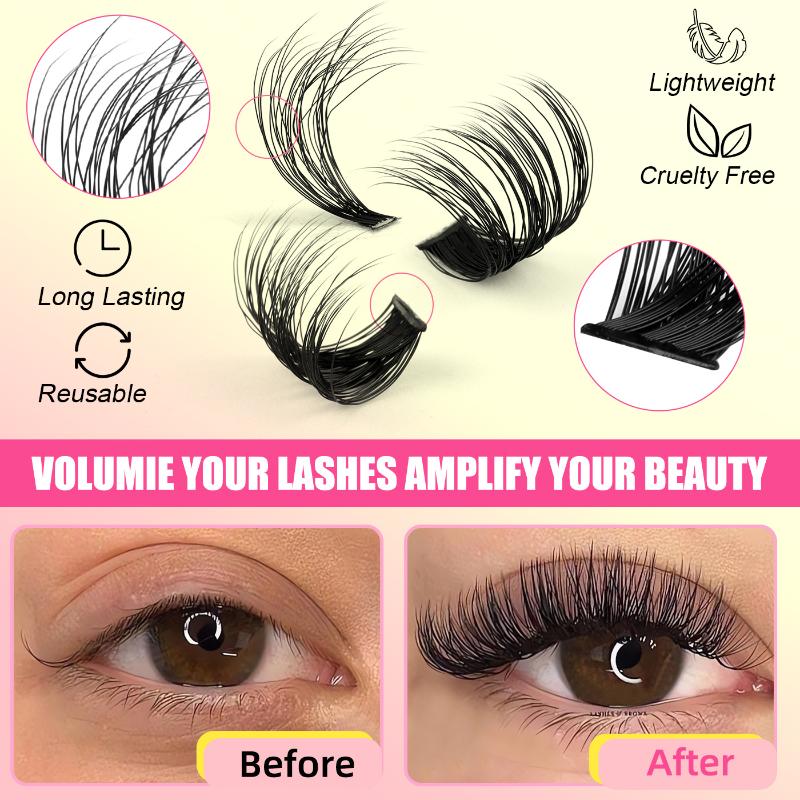 Cluster Lashes Kit Individual  - đánh giá và giá Eyelash Extension Volume