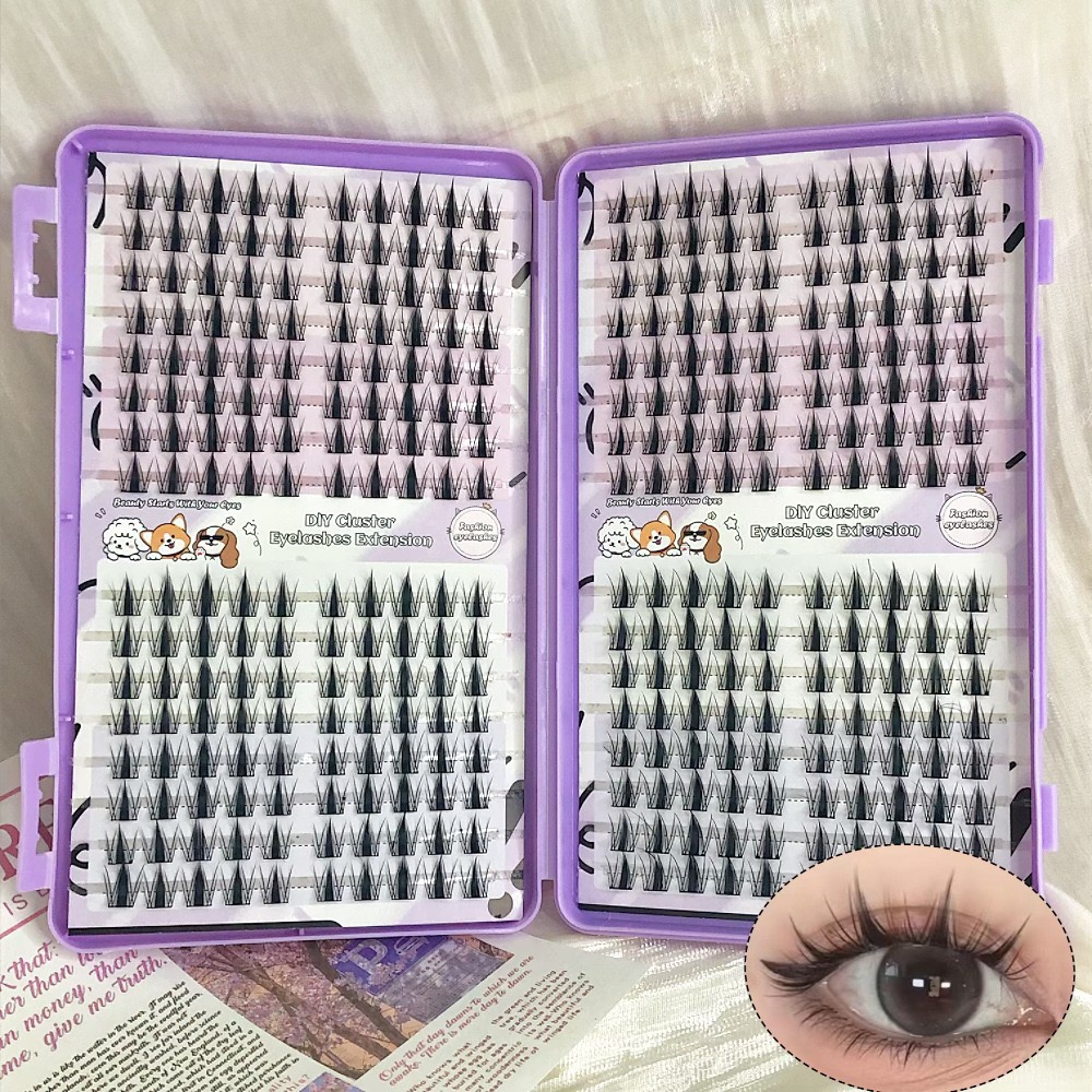 Manga Eyelash Cluster Sharp 32 - đánh giá và giá Eyelash Extension Japan
