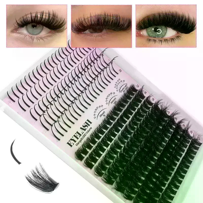 Lash Clusters Kit Lash Spikes  - đánh giá và giá Eyelash Extension Volume