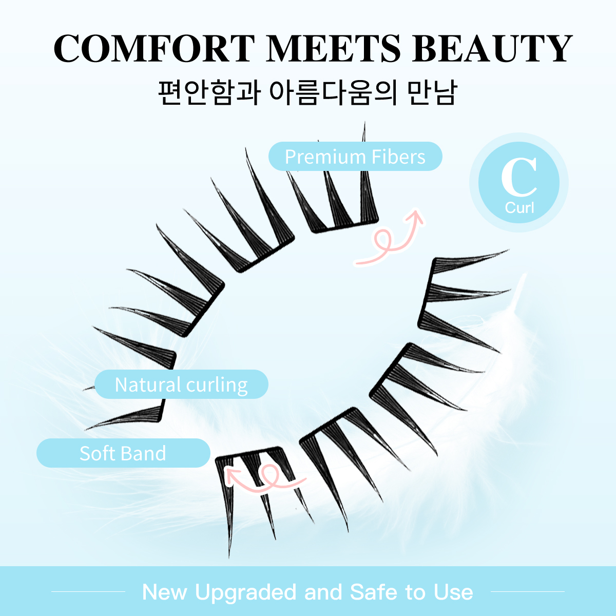 80 Cluster No-Gule Fairy False - đánh giá và giá Eyelash Extension No 10