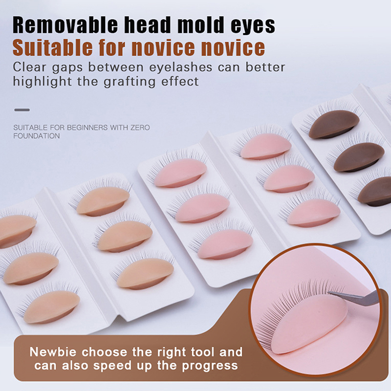 3Pairs/Set Replacement False E - đánh giá và giá Eyelash Extension Model