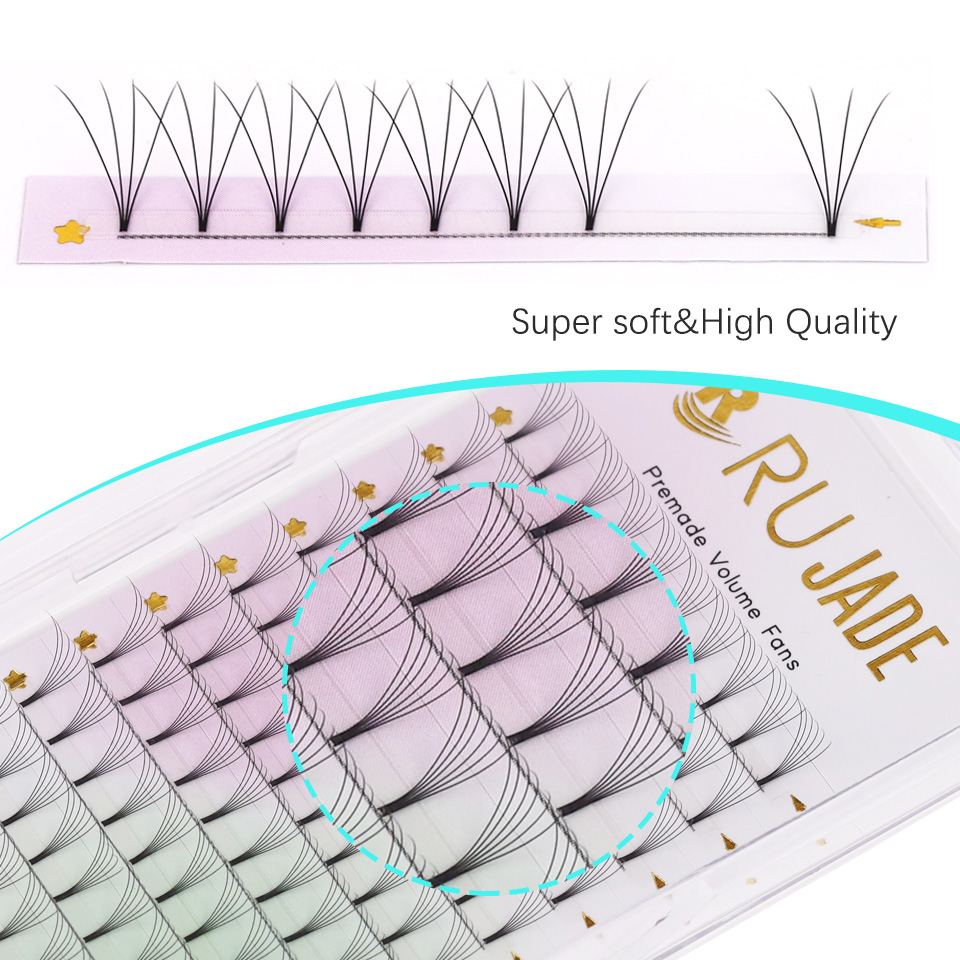 Rujade Premade Volume Fans Sho - đánh giá và giá Eyelash Extension Korea
