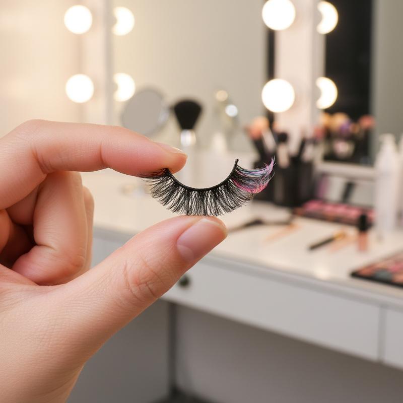 7 Pairs Colorful False Eyelash - đánh giá và giá Eyelash Extension Volume