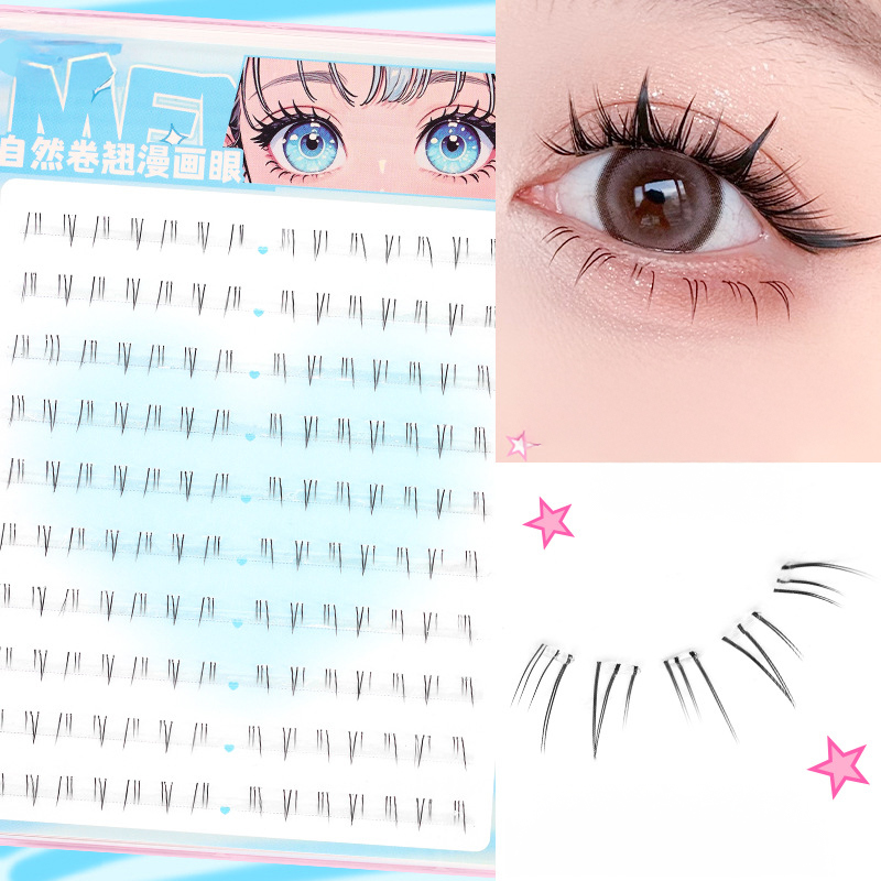 Self Adhesive Bottom Lashes No - đánh giá và giá Eyelash Extension Korea