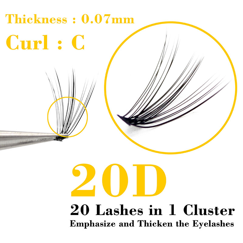 Kimcci 60 Bó Chồn Cây Nối Mi T - đánh giá và giá Eyelash Extension Russian