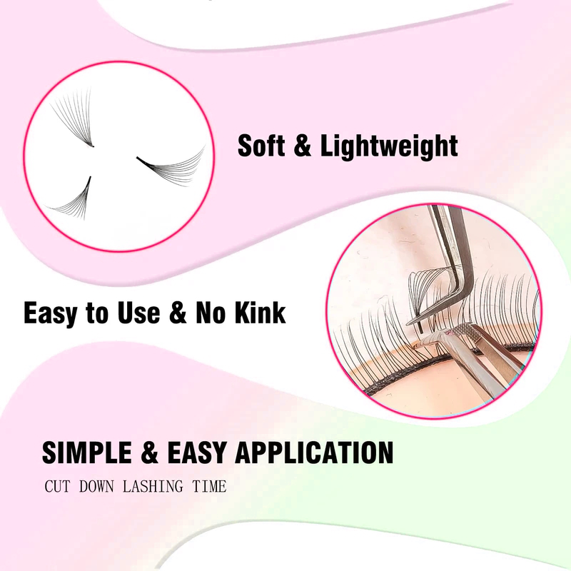 TDANCE 1000 Fans Loose Fan Las - đánh giá và giá Eyelash Extension Medium
